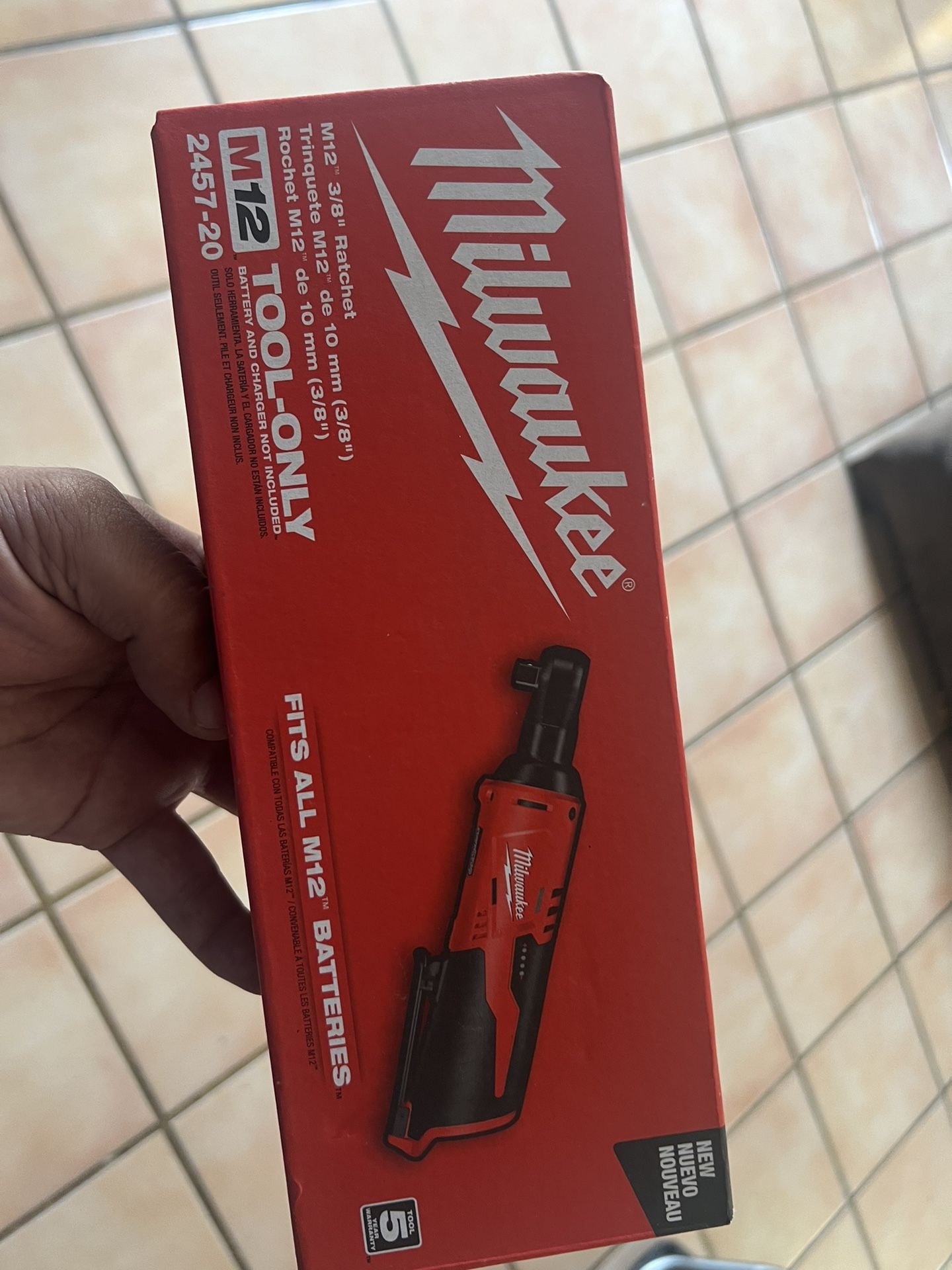 Milwaukee M12 3/8 Ratchet