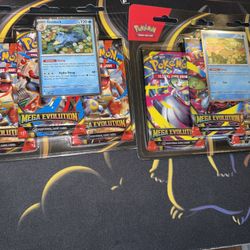 Mega Evolutions 3 Pack Blister Pack 