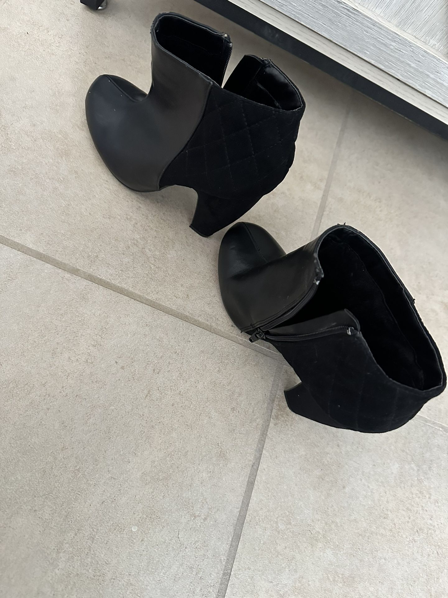 Black Bootie Heels