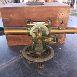 Antique Transet Level With Case