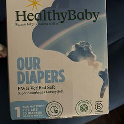HealthyBaby Diapers - Size 1 - 70ct