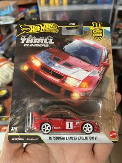 Hot Wheels Premium Car Culture Thrill Climbers Mitsubishi Lancer Evolution VI 