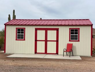12x24 Side Utility Shed