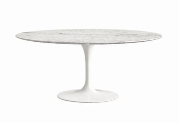 Marble Tulip Table 59” length