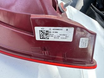 2014 To 2017 Mercedes Benz S550 Rear Tailight