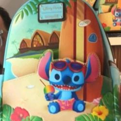 Aulani Stitch Loungefly BNWT still in plastic