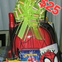 SPIDERMAN BOYS EASTER BASKET 