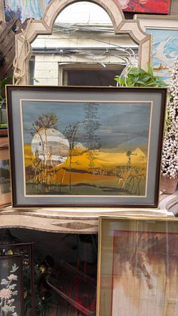 Mid Century Art 34 by 27