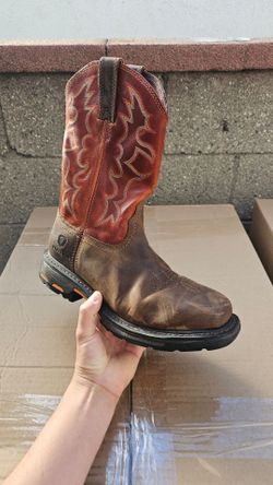 Size 9.5 D Ariat Work Boots Steel Toe