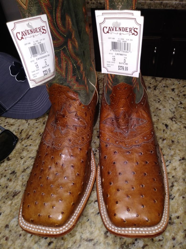 Cavenders. 13 d...never used...ostrich