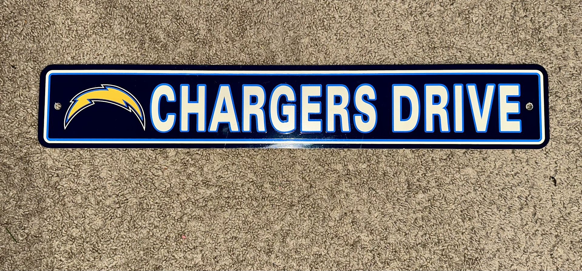 Los Angeles Chargers Street Sign