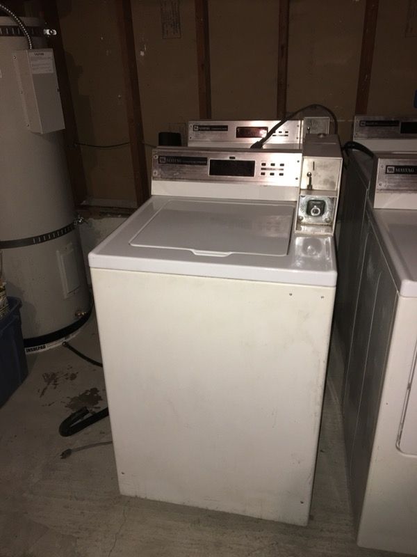 2 Washers*2 Dryers* Maytag Commercial Coin Op Machines