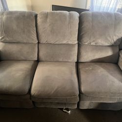 Gray Sofa And Love Seat