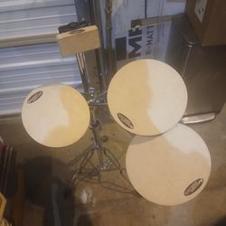 DM 3 PC.  Drum W/Bass  Practice Set & Drumeo