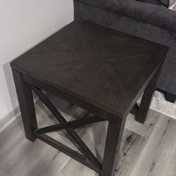 Dark Wood End Table