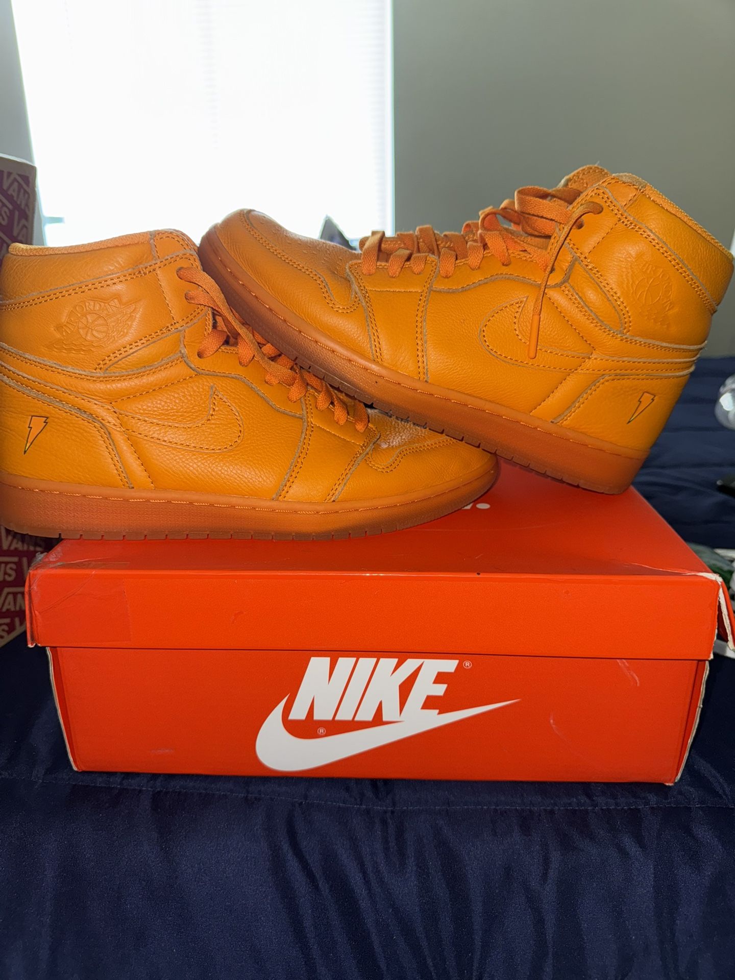 Jordan 1’s Gatorade Orange.