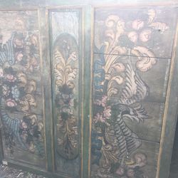 Large Hand painted Panel From Bali - Make An Offer!