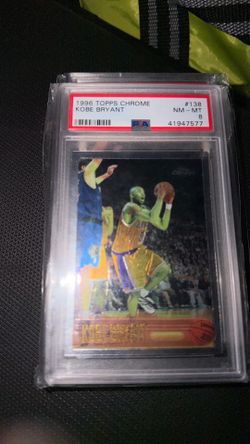 Kobe Bryant PSA 8 CHROME