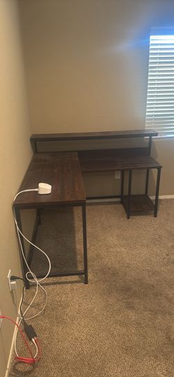L shaped desk
