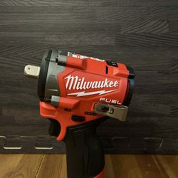 Brand New M12 FUEL Milwaukee 12V Lithium-Ion Brushless Cordless Stubby 1/2 in. Impact Wrench (Tool-Only)