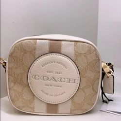 COACH, Small Tote, Cream Color, New Like, Cross Body