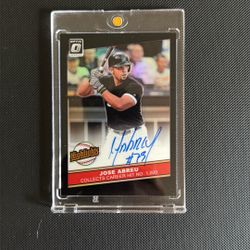 Jose Abreu Panini Optic On Card Auto /15