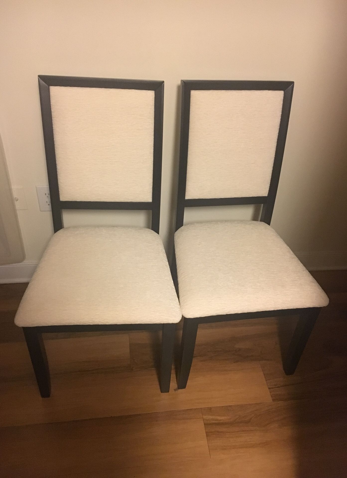 Pair of Coaster dining chairs