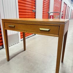 Solid Wood Vintage Desk / Entry Table – Great DIY Refinish Piece