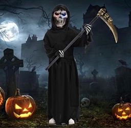 Halloween Costume The Grim Reaper Kids 7-9