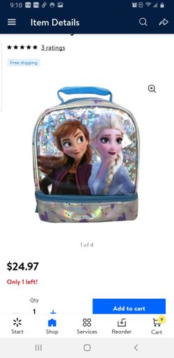New frozen lunch bag dual compartment