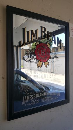Jim beam mirror