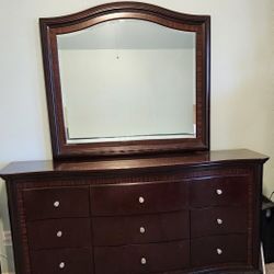 3 Piece Haverty's Furniture (Chest, Dresser And Mirror)