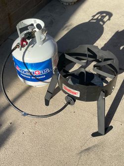 Burner and Gas Tank/Gas Exchange or Refill