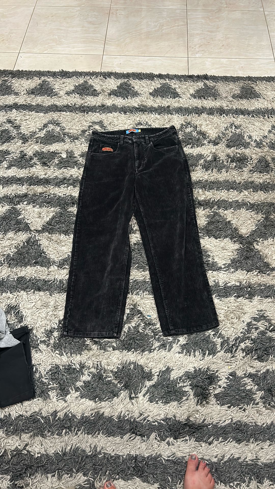 Empyre Black Corduroy Pants, Like New, Size 30
