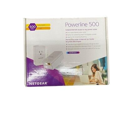 Netgear Powerline 500 Pass Thru 500 Mbps Xavb5421