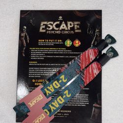 Escape Halloween 2 Day GA Wristbands 