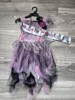 Little Kids 5-6 Zombie Prom Queen Halloween Costume