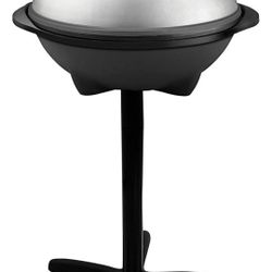 BRAND NEW NEVER USED George Foreman 15-Serving Indoor/Outdoor Electric Grill, Silver, GGR50B

