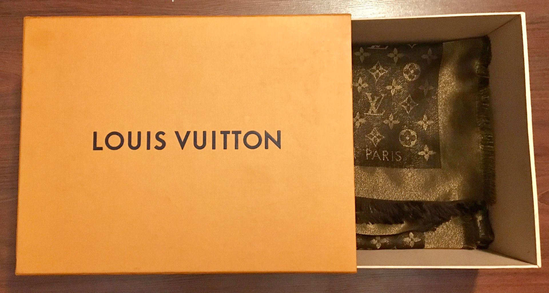 LOUIS VUITTON SCARF AND SHAWL “priced to sell”