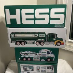 SET OF 3 BRAND NEW 2014/2016/2018 HESS TOY TRUCKS