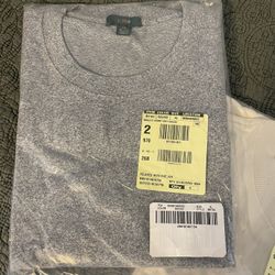 J Crew CL tshirt New Still In Bag Grey