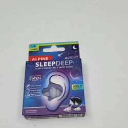 Alpine SleepDeep Multisize - Soft Ear Plugs for Sleeping and 
Concentration. Great for travel. New, sealed. UPC 891.
Weight 1oz plus shippin