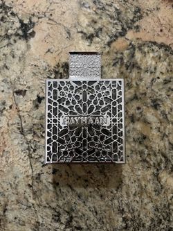 Rayhaan Aquatica Perfume Bottle Silver Lattice Design