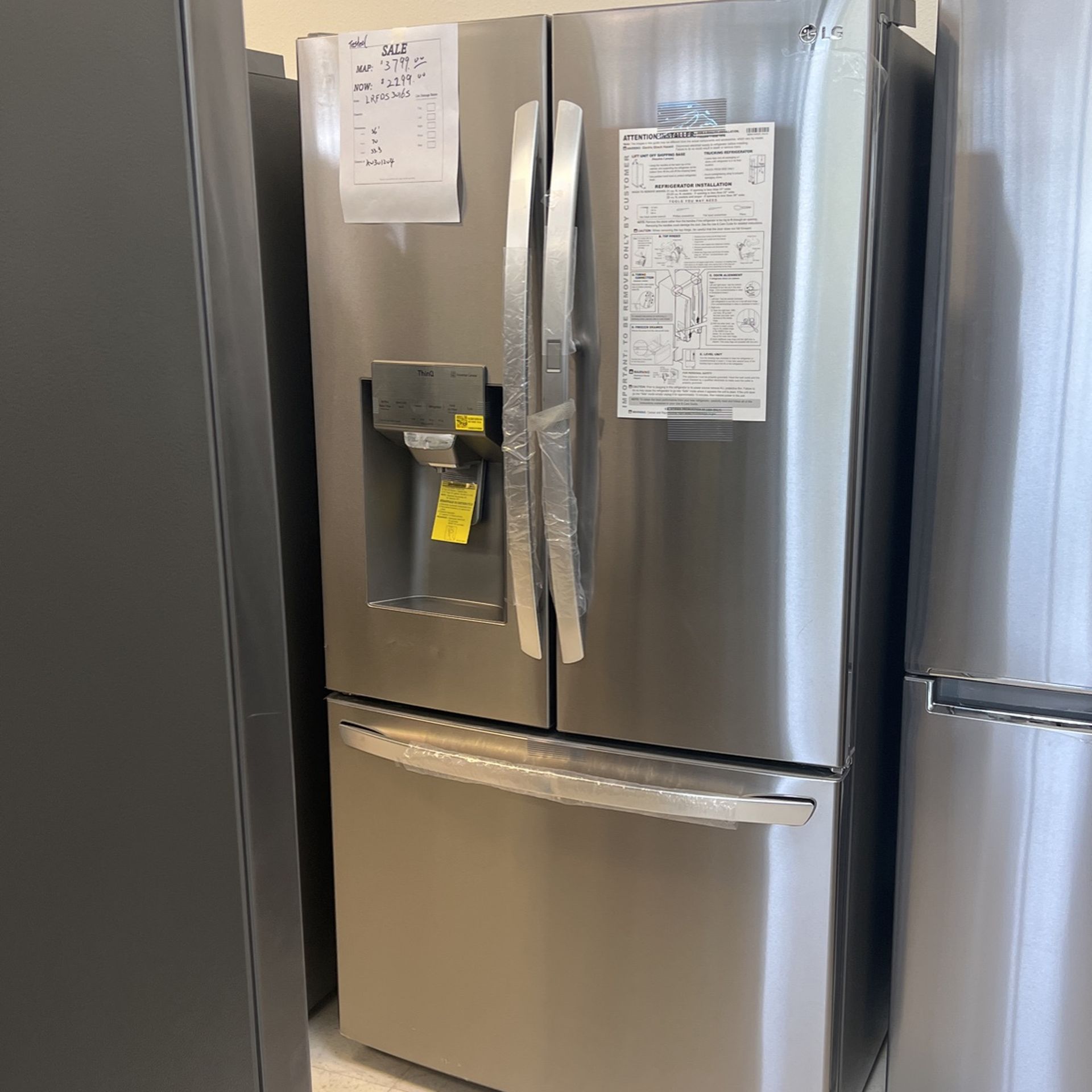 LG ThinQ Large Capacity With Ice