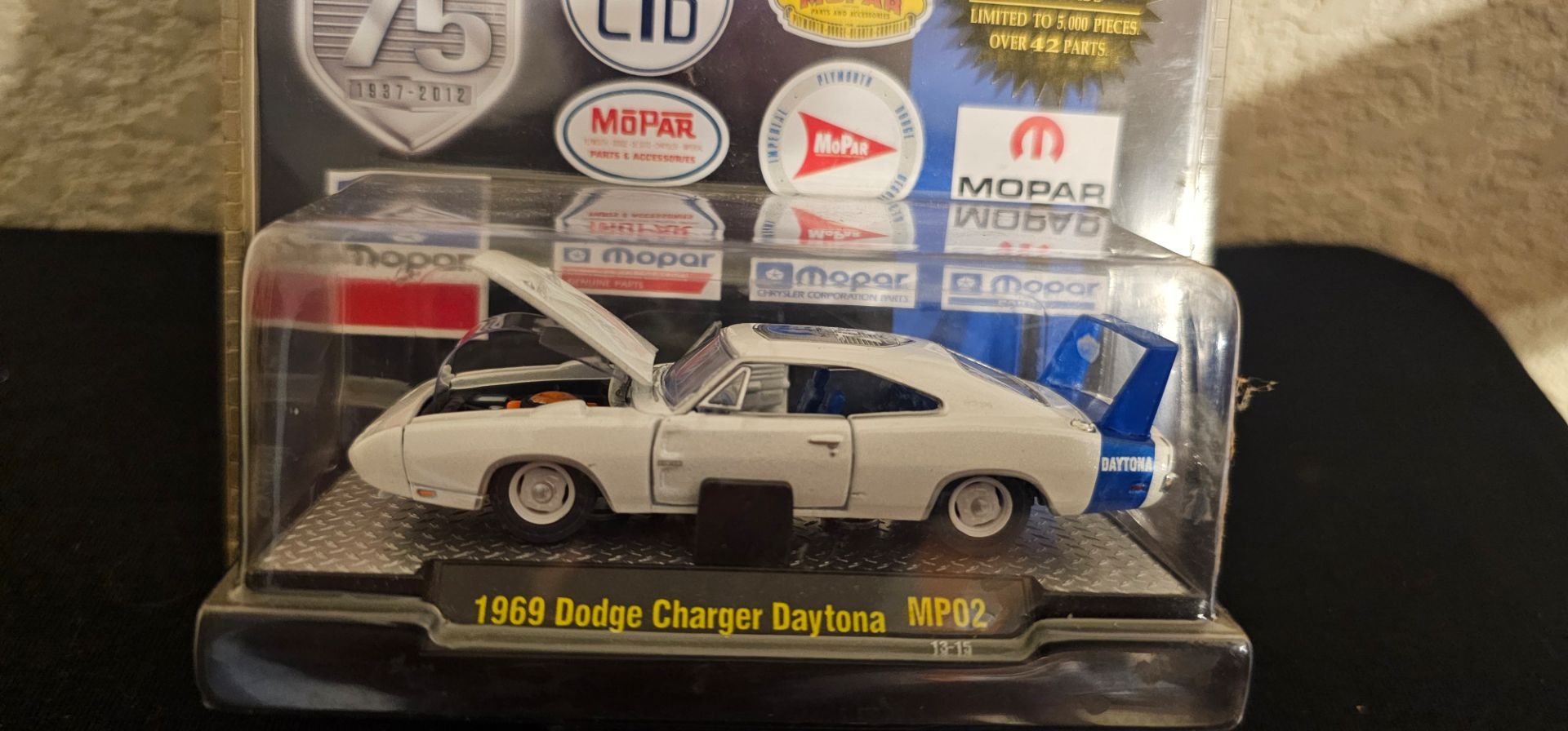 M2 Machines 1969 Dodge Charger Dayton White 1:64 Diecast -Limited to 5000 New in Package
