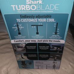 shark fan turbo blade accurate feet 80+