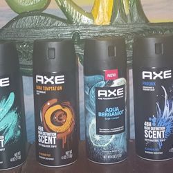Brand New Unused Variety  Of Men's Axe Spray