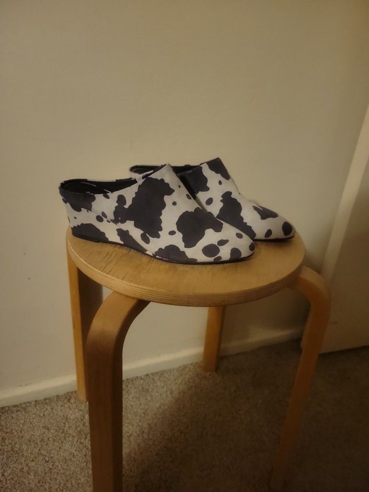 Mules Pelle Moda Cow Print Online List $125