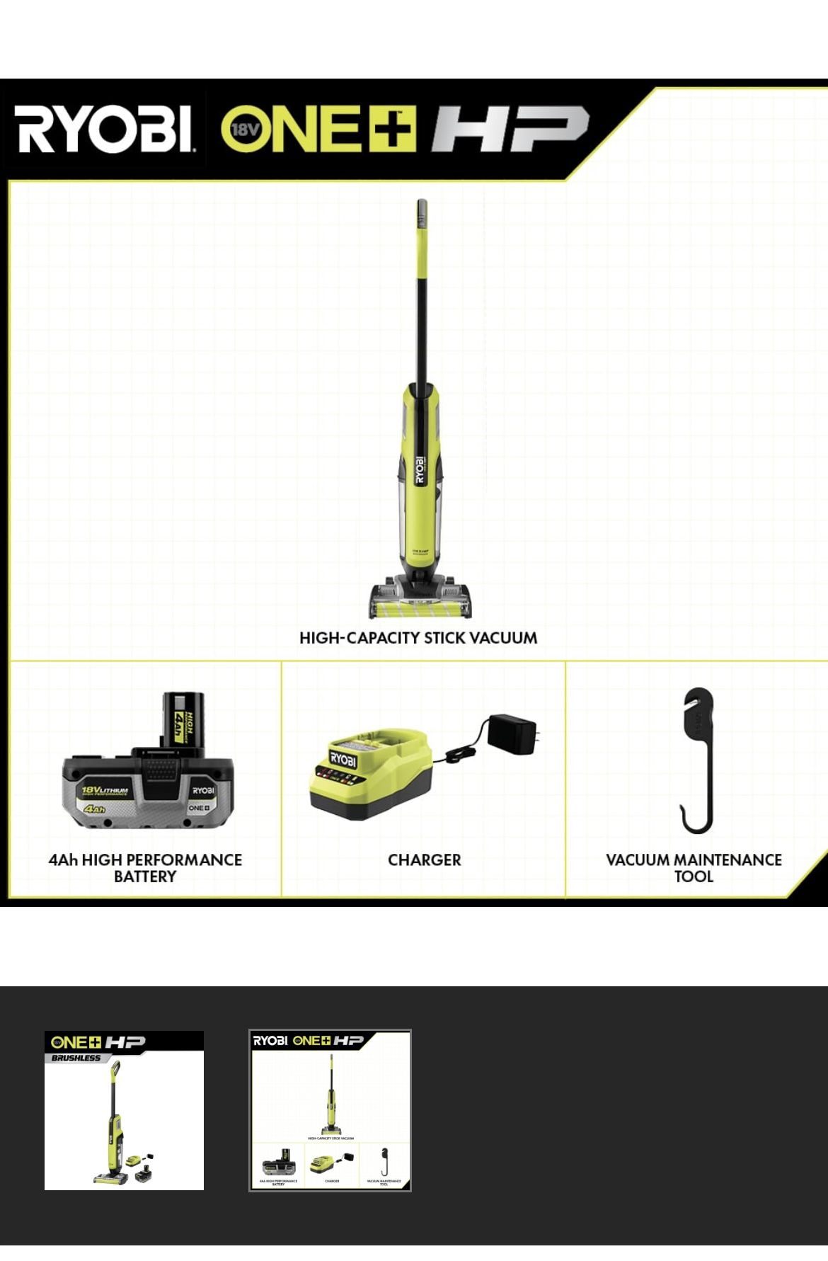 Ryobi HB Vacuum