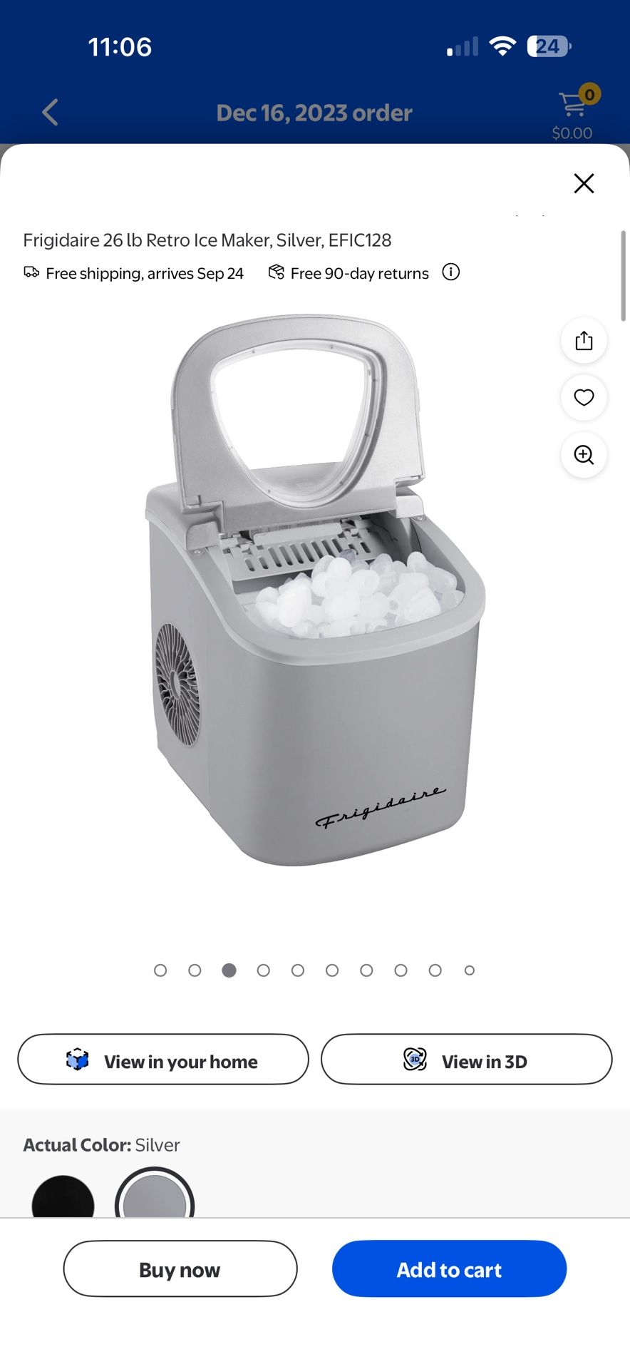 Frigidaire Bullet Ice Maker